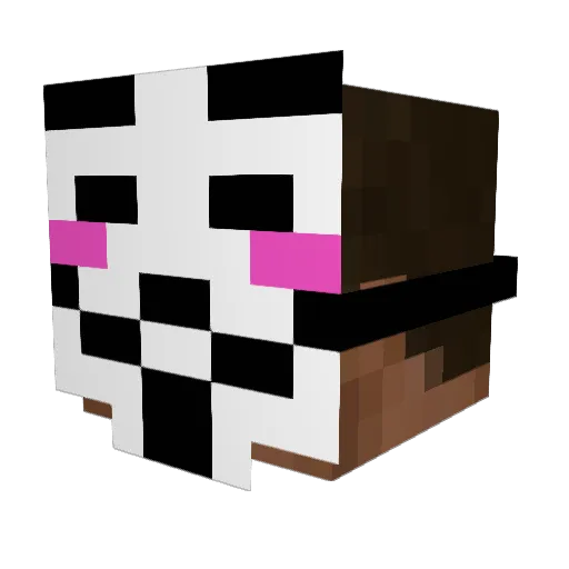 JeffKiller123 Minecraft avatar head, 3D render