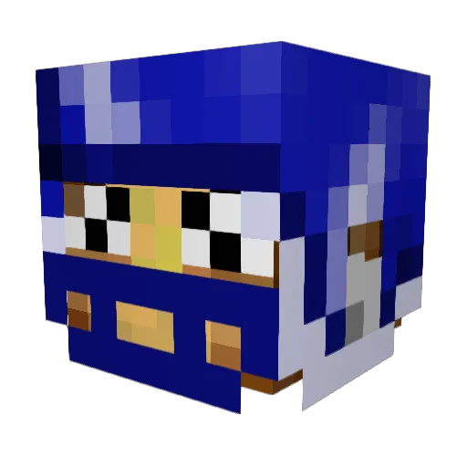 JeffPachenko Minecraft avatar head, 3D render