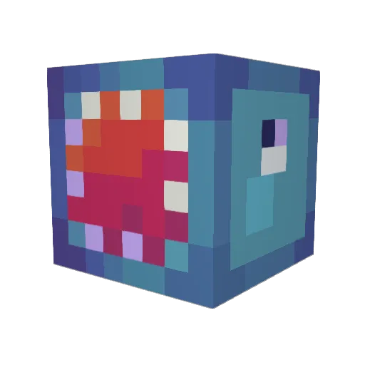 JeffStinks Minecraft avatar head, 3D render