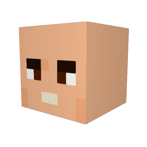 Jeff_Bezos_MC Minecraft avatar head, 3D render