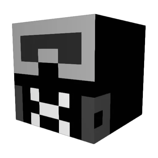 Jeff_Masters Minecraft avatar head, 3D render