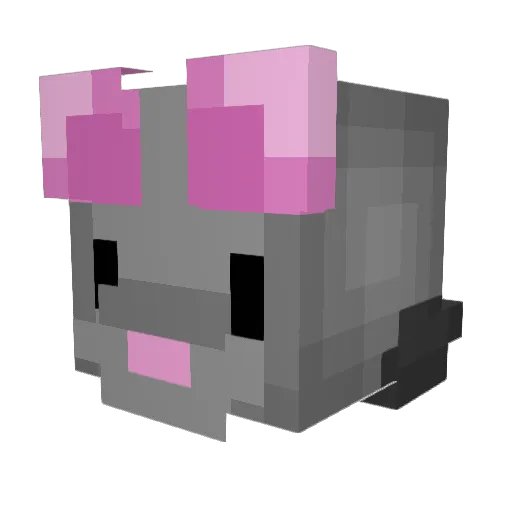 JefferyTheRat Minecraft avatar head, 3D render
