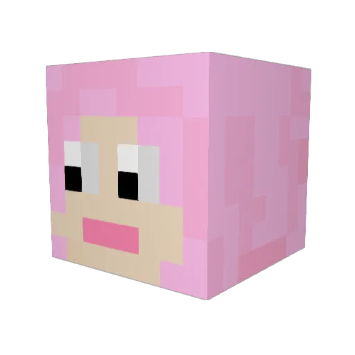 JefficaParrot Minecraft avatar head, 3D render