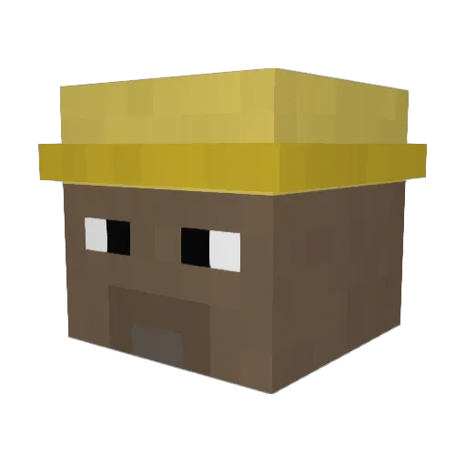 Jeffpro11 Minecraft avatar head, 3D render