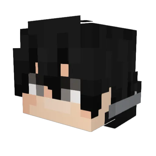Jeffrey02Epstein Minecraft avatar head, 3D render