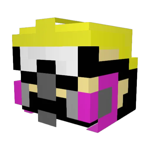 Jeffrey1109 Minecraft avatar head, 3D render