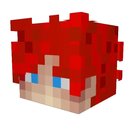 Jeffrey201 Minecraft avatar head, 3D render