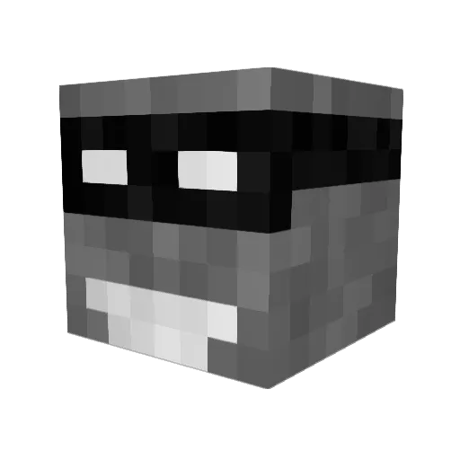 Jeffrey70 Minecraft avatar head, 3D render