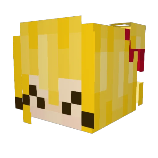 Jeffreygob Minecraft avatar head, 3D render