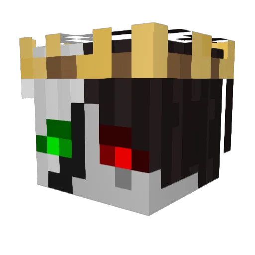 JefftheKiller66 Minecraft avatar head, 3D render
