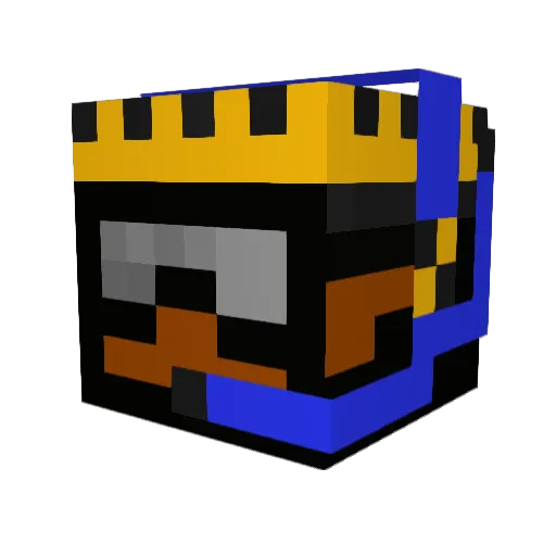 Jeffxcraftbuild Minecraft avatar head, 3D render