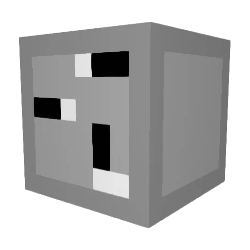 JeffyToast Minecraft avatar head, 3D render
