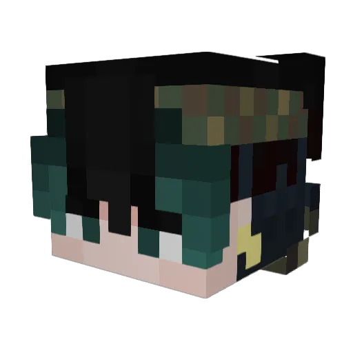 Jeffz_Sz Minecraft avatar head, 3D render
