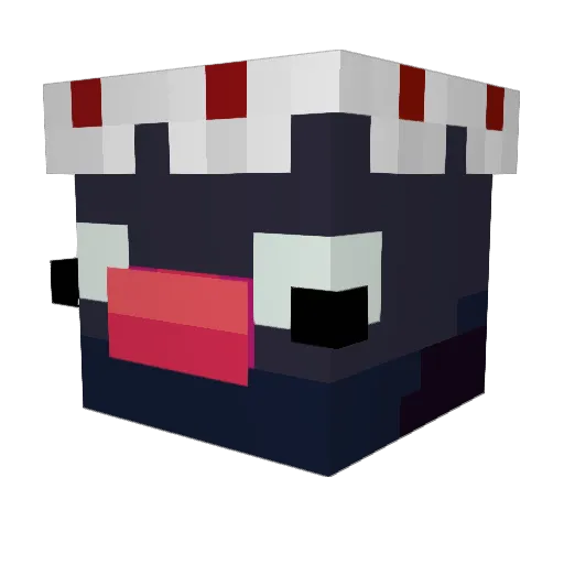 Jefire_alt Minecraft avatar head, 3D render
