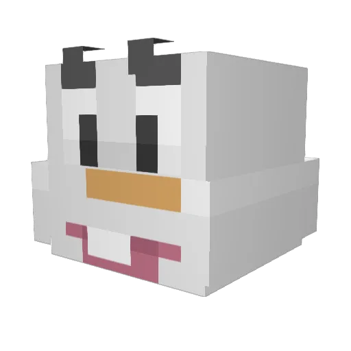JegErNiko Minecraft avatar head, 3D render