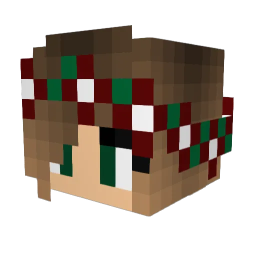 Jegan1023 Minecraft avatar head, 3D render