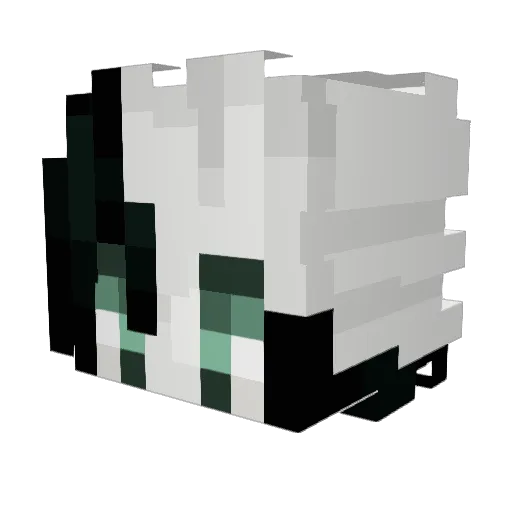 Jegoin Minecraft avatar head, 3D render