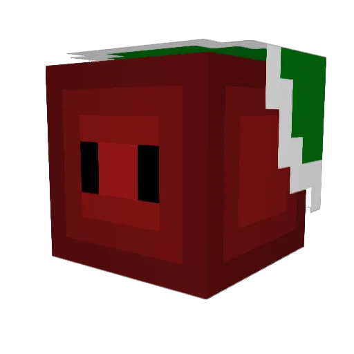 Jegsej Minecraft avatar head, 3D render
