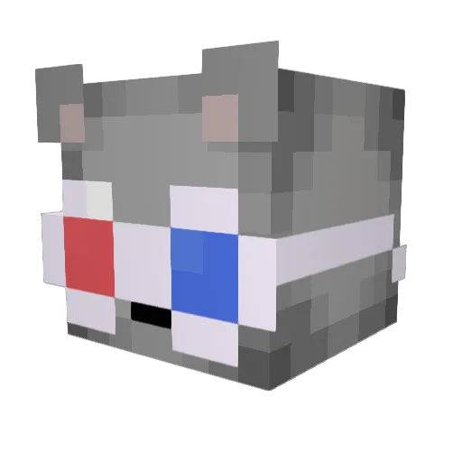 JehadKaai Minecraft avatar head, 3D render