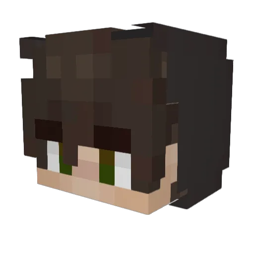 Jehiel77 Minecraft avatar head, 3D render