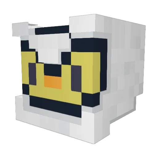Jeicovito Minecraft avatar head, 3D render