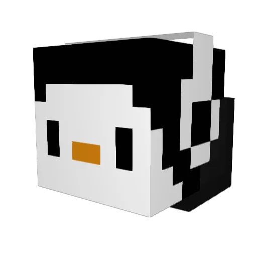 Jeider Minecraft avatar head, 3D render