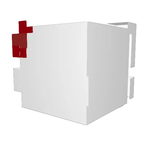 Jeiver_ Minecraft avatar head, 3D render