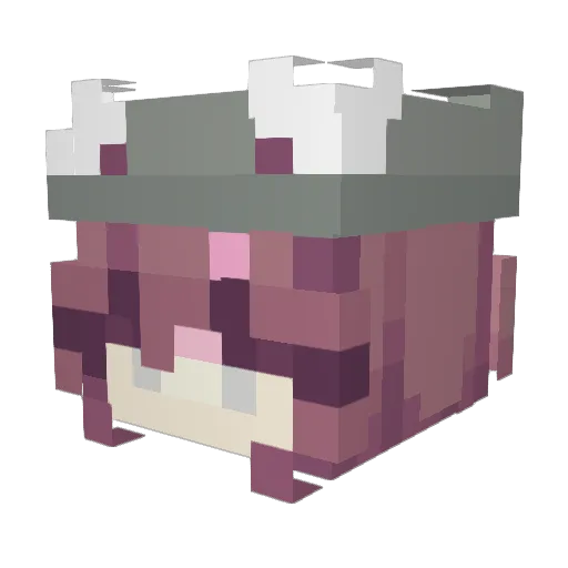 Jeiwei Minecraft avatar head, 3D render