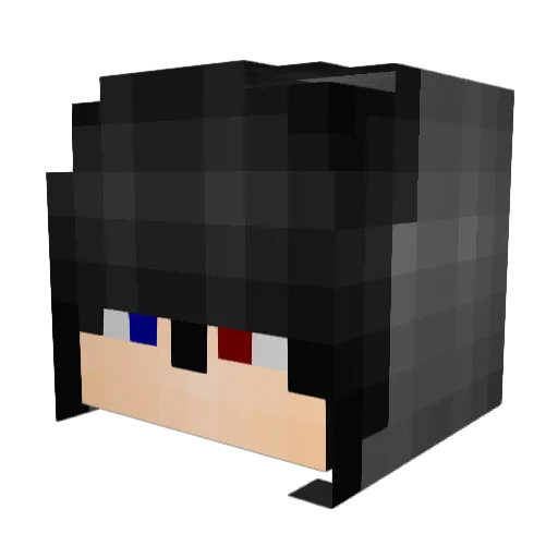 Jeje_00 Minecraft avatar head, 3D render