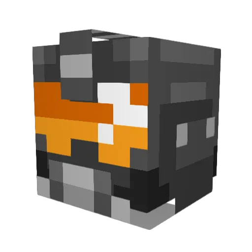 Jekyllion Minecraft avatar head, 3D render