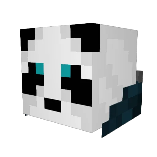 Jel21 Minecraft avatar head, 3D render