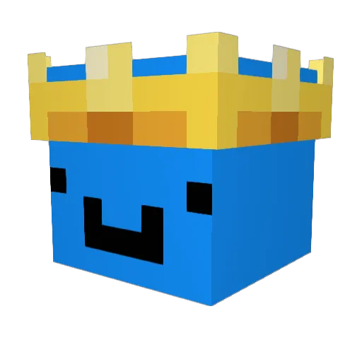 Jelatin875 Minecraft avatar head, 3D render