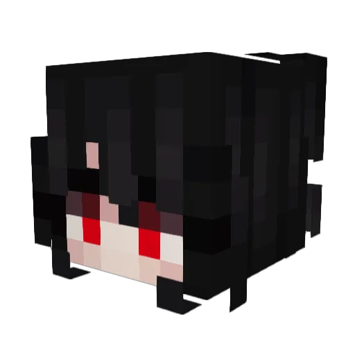 Jelenap Minecraft avatar head, 3D render