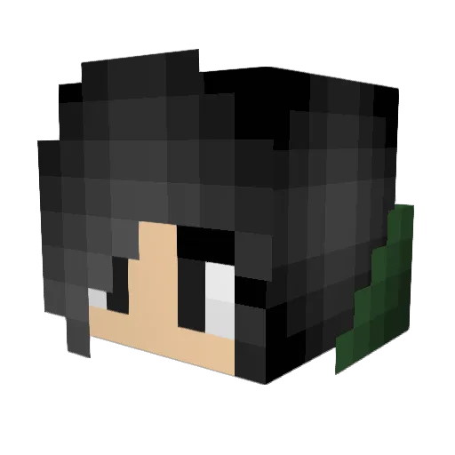 Jelibean1679 Minecraft avatar head, 3D render