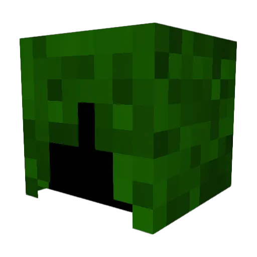 JelliRose Minecraft avatar head, 3D render