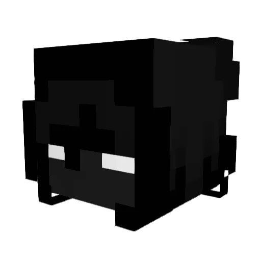 JellieKnife Minecraft avatar head, 3D render
