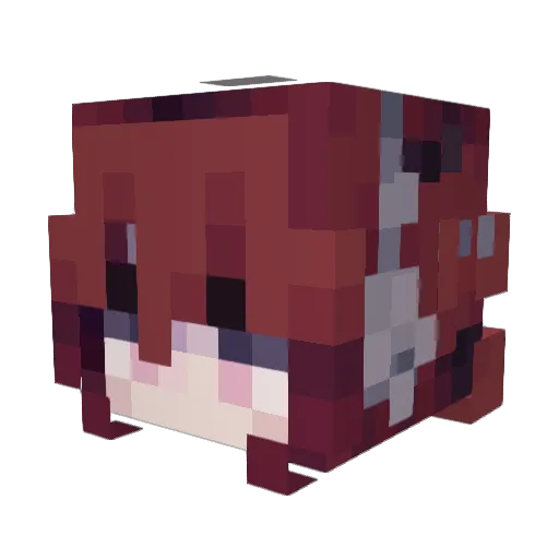 Jelliphish_MC Minecraft avatar head, 3D render