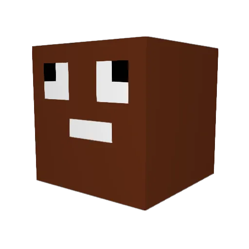 JelloOnTop Minecraft avatar head, 3D render