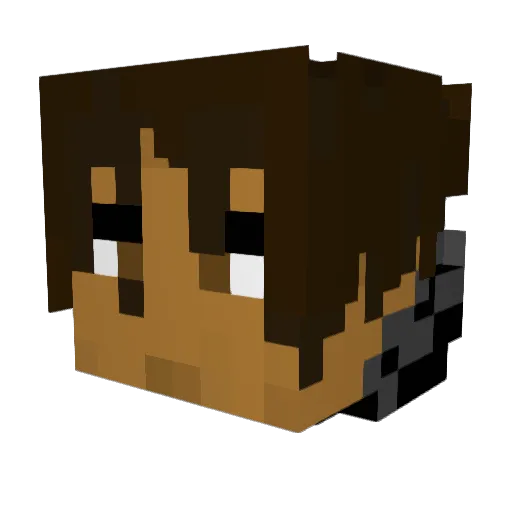 JelloSaidHi Minecraft avatar head, 3D render