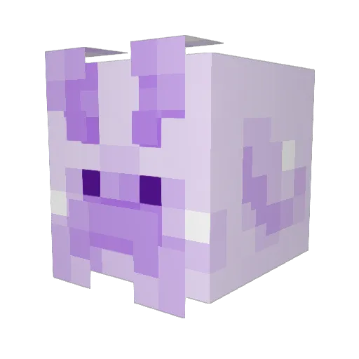 JelloSnail Minecraft avatar head, 3D render