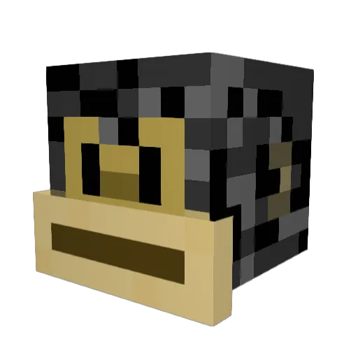 Jello_Monkey_13 Minecraft avatar head, 3D render