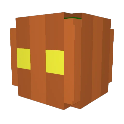 Jello_Ten Minecraft avatar head, 3D render