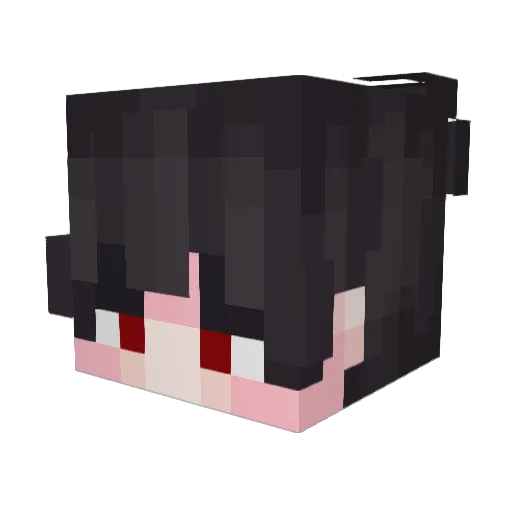 JellyBeans012 Minecraft avatar head, 3D render