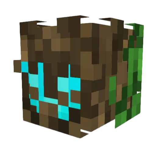 JellyHeart Minecraft avatar head, 3D render