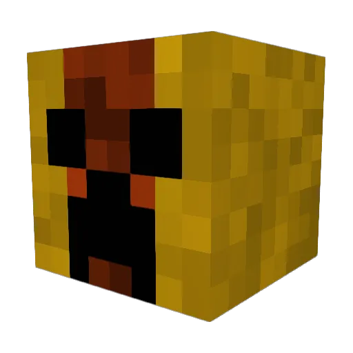 JellyHotdog7 Minecraft avatar head, 3D render