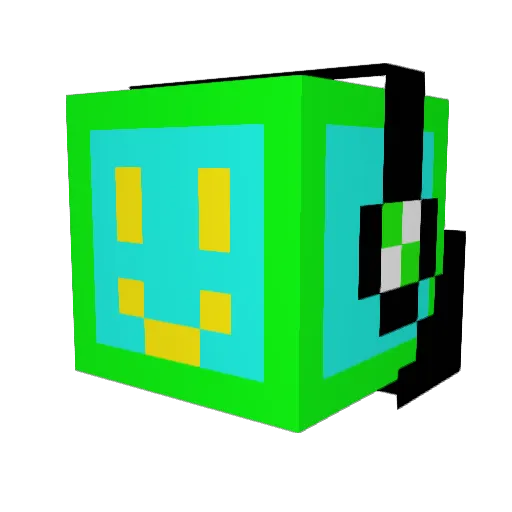 JellyMan_MrJ Minecraft avatar head, 3D render