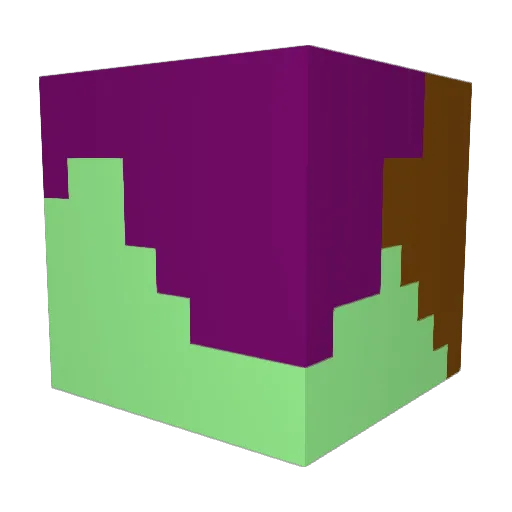 JellyPudds Minecraft avatar head, 3D render