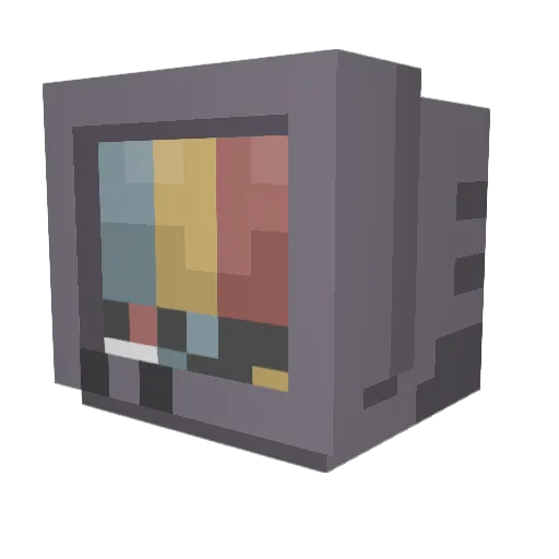 JellyRadio Minecraft avatar head, 3D render