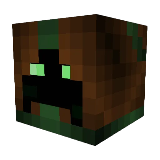 JellyReaper Minecraft avatar head, 3D render