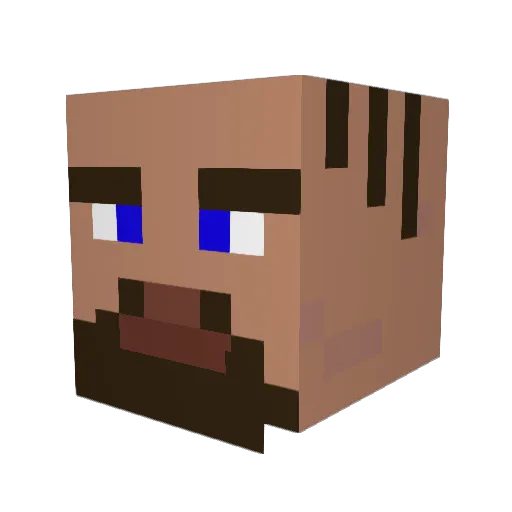 JellyTasteBad Minecraft avatar head, 3D render